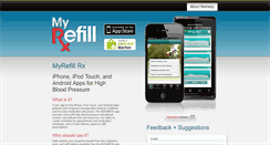 Desktop Screenshot of myrefillrxapp.com